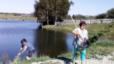 Субботник на пруду Казанчик